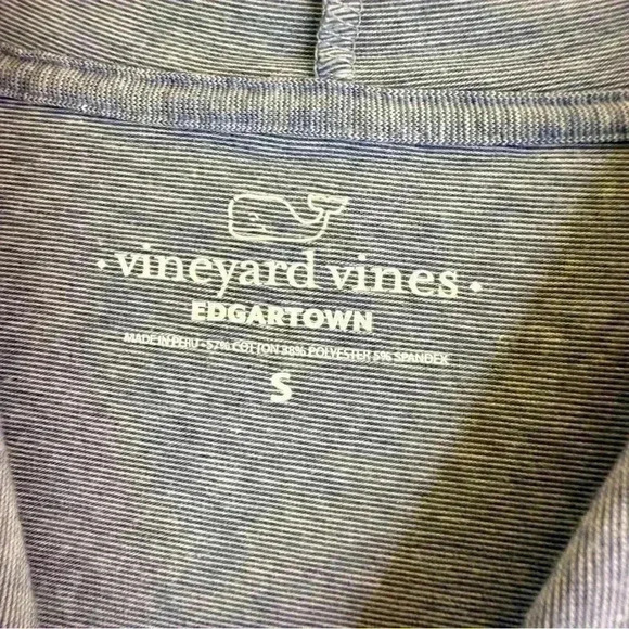Vineyard Vines Men's Blue Hooded Long Sleeve T-Shirt Size S - Picture 8 of 8